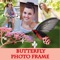 Make a wonderful composition of the beauty of nature with beautiful butterflies frames