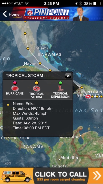 News 6 Pinpoint Hurricane Tracker