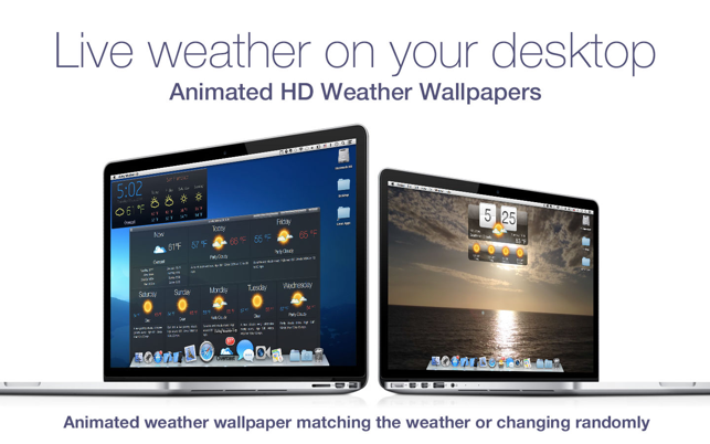‎Living Weather & Wallpapers HD Screenshot