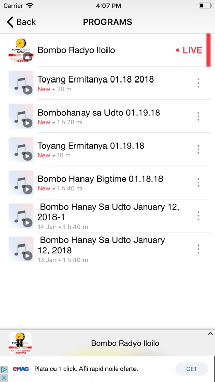 Bombo Radyo Philippines screenshot-3