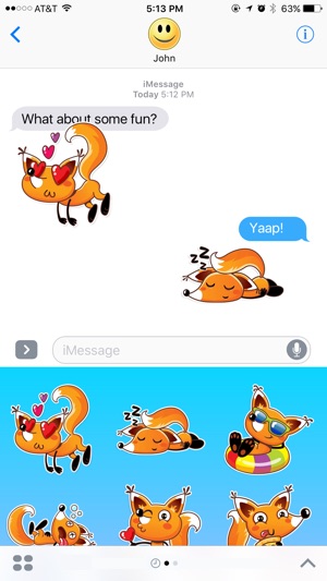 Funny Fox Life Stickers(圖2)-速報App