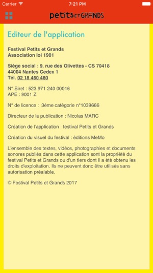 Festival Petits et Grands(圖2)-速報App