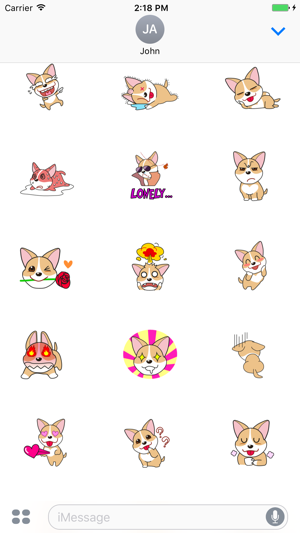 Puppy Corgi Animated Sticker(圖2)-速報App