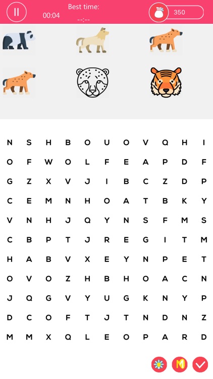 6 words - word search œ kids puzzles