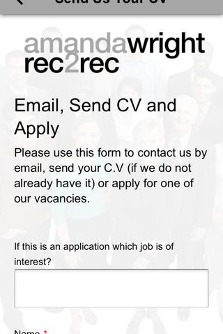Amanda Wright Recruitment screenshot 4