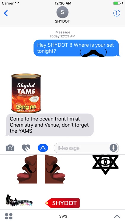 Stickers with SHYDOT