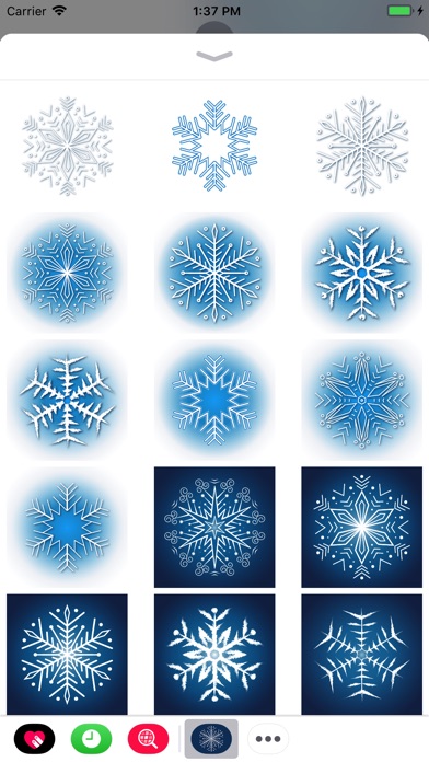 Snowflakes Sticker Pack screenshot 3