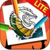 Coloring Books on Dragons & Beasts Cartoon Lite