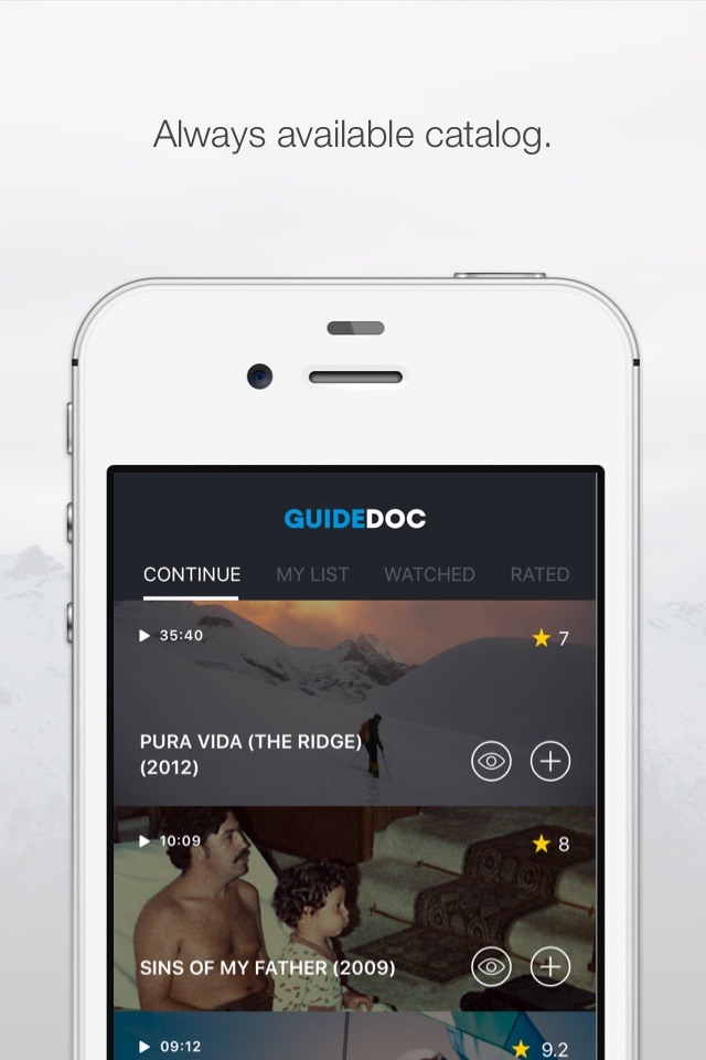 GuideDoc Curated Documentaries screenshot 3