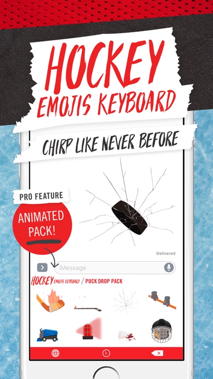 Hockey Emoji Keyboard: Funny Playoff Time Stickers