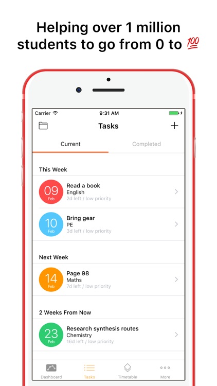 The Homework App - Your School Schedule & Planner