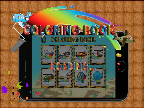 Aircraft Coloring Book  無料ゲーム ぬりえ 脳を鍛えるアプリ こどものゲームのおすすめ画像4