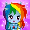 Magic Sailor Pony Girls & Friends Dress Up