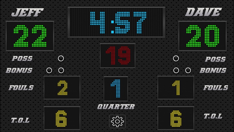 Basketball Scoreboard - Remote Scorekeeping