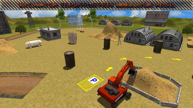 Heavy Excavator Crane Simulator 3D Const