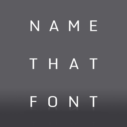 Name That Font iOS App