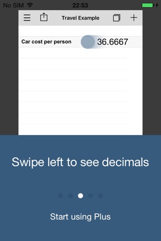 Plus - smart calculator with innovative sheets screenshot 4