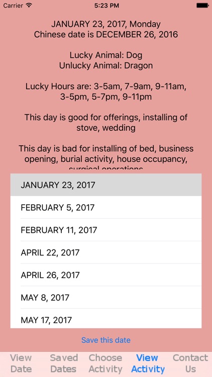 Feng Shui Calendar 2017 screenshot-3