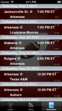 Game screenshot Arkansas Football - Radio, Schedule & News hack