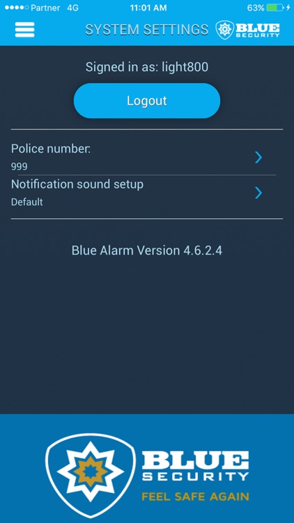 Blue Security app screenshot-3