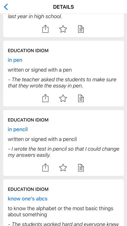 Education & Food idioms