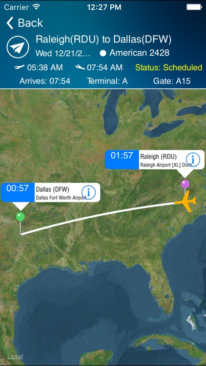 Raleigh Airport Pro (RDU) + Flight Tracker