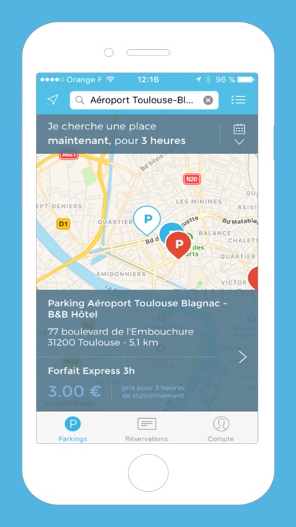 OnePark, trouvez votre parking