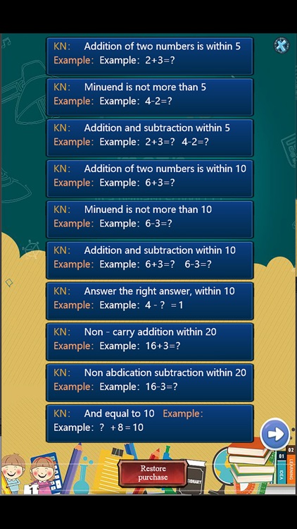 123 math in a primary school