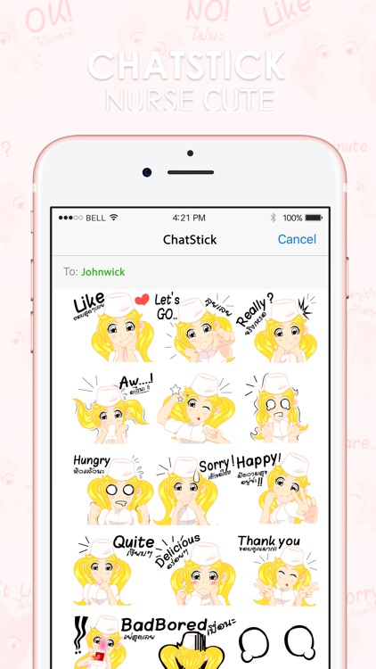 Nurse Cute Stickers & Emoji Keyboard By ChatStick