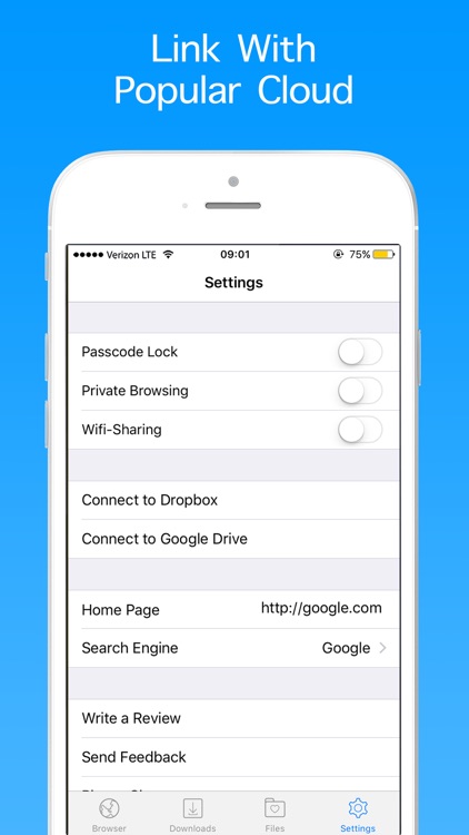 Private Browser - Web Browser & File Manager screenshot-3