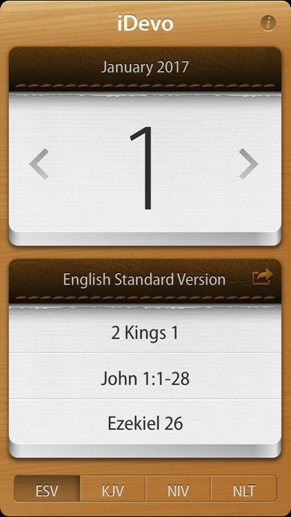 iDevo EN - The daily Bible reading guide.