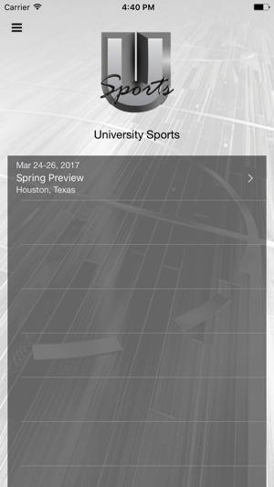 University Sports