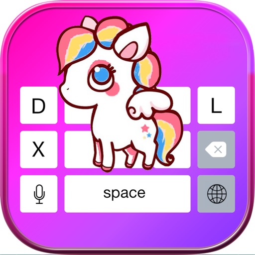 Unicorn Keyboard Themes – Cute Keyboards Skins