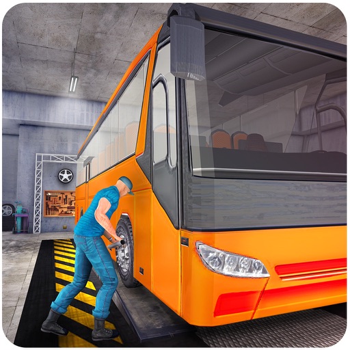 Bus Mechanic Simulator – Scrap Mechanic Garage Icon