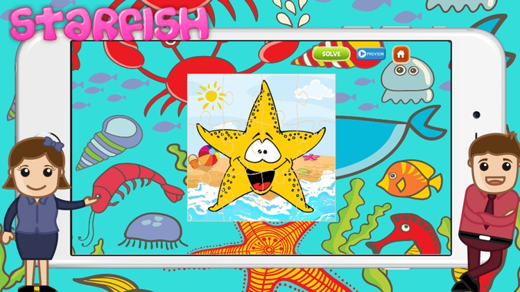 Preschool Fish Puzzles and Fun Baby Games for kids screenshot-3