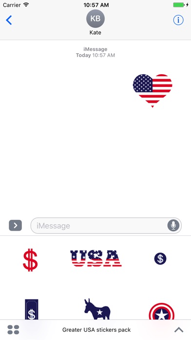 USA stickers - 4th July emojis screenshot 4