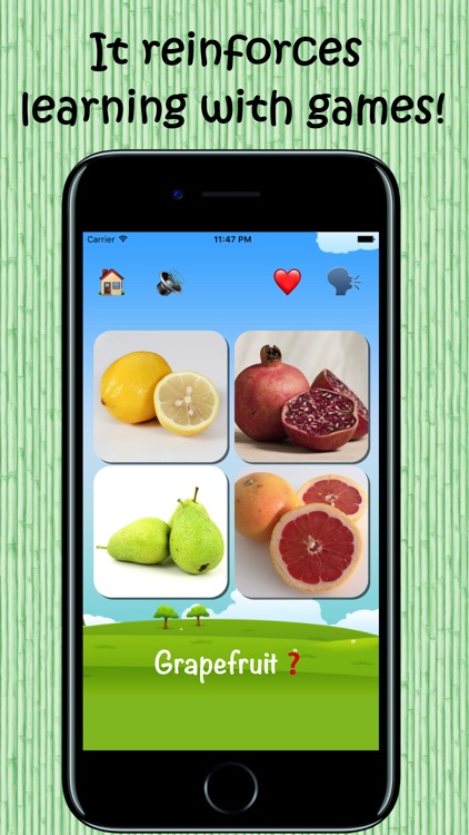 Learning Fruits | with voice and game for kids by Mehmet ...