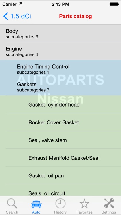 Autoparts for Nissan screenshot-3