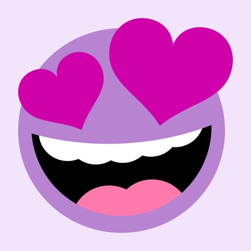 Purple People Emojis Sticker Pack icon