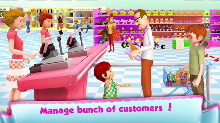 Baby Supermarket Manager - Time Management Game