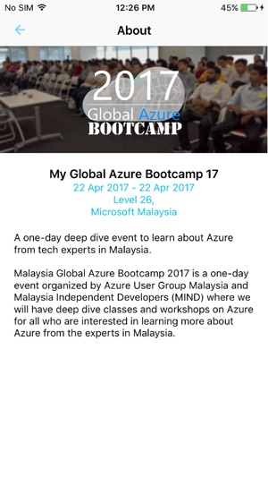 MY Global Azure Bootcamp 17(圖4)-速報App