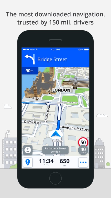 Sygic Western Europe: GPS Navigation, Offline Maps screenshot-0