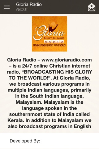 Gloria Radio App screenshot 3