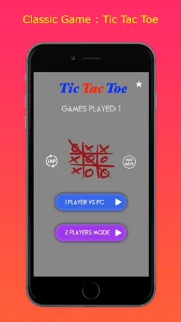 Game screenshot The Classic Game : Tic Tac Toe mod apk