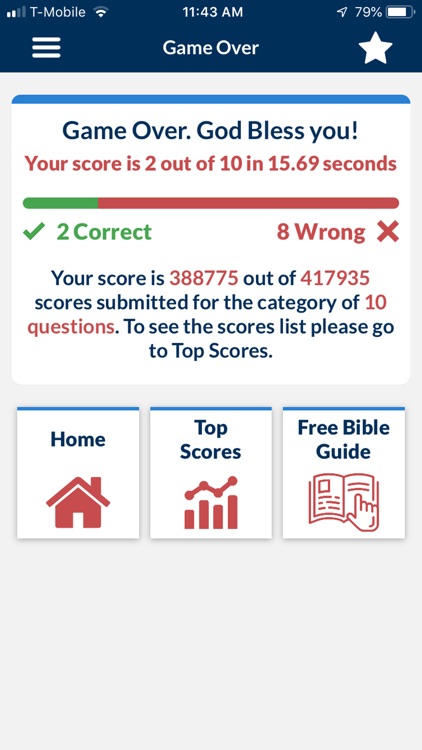 Bible Trivia Quiz - No Ads screenshot-5