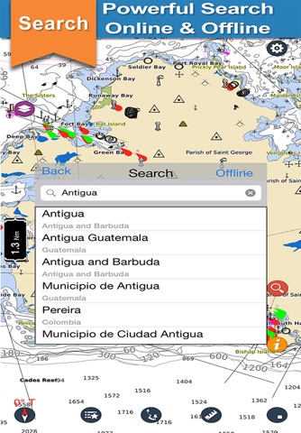 Antigua & Barbuda Boating Maps screenshot 3