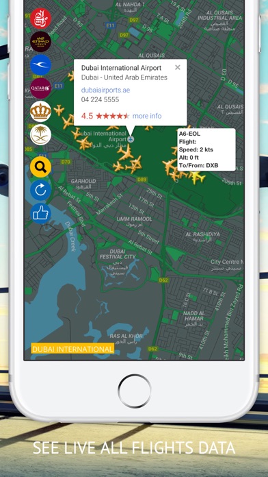 How to cancel & delete Arab Radar Free : Live Flight Radar & Status from iphone & ipad 3