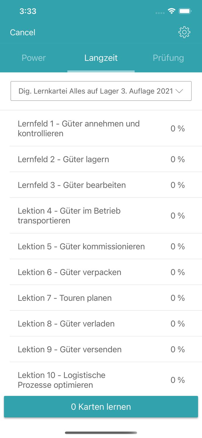 Lernkartei Westermann