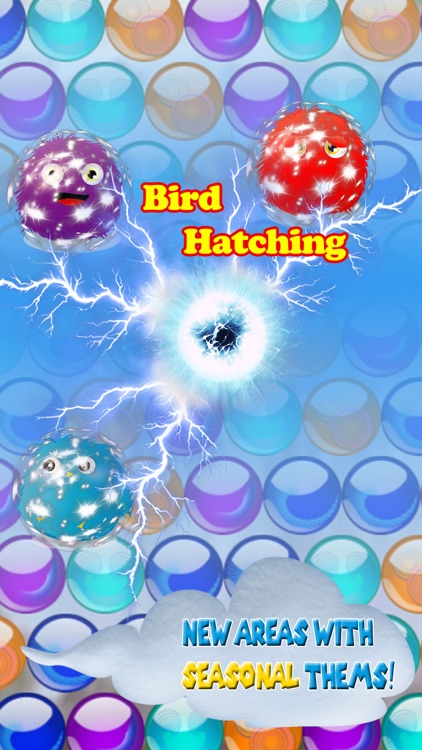 Bubble bird hatching