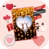Icon Love frames to create cards with photos